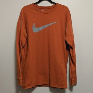 Nike, men's long sleeve tee shirt Sz L